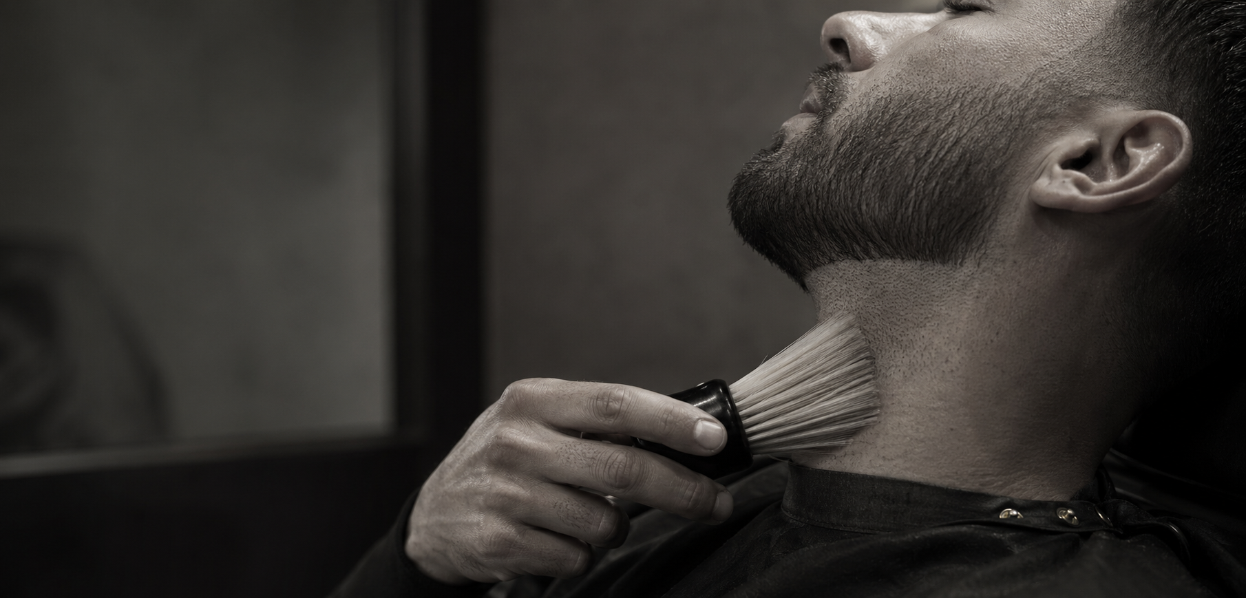 Acabado preciso en cuello y barba